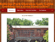 Tablet Screenshot of medicineparkcherokeelady.com